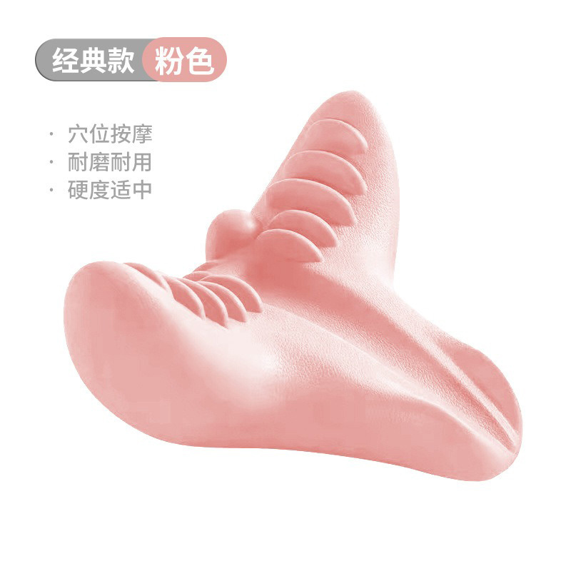 Almohada de columna cervical, masaje de estiramiento, almohada de columna cervical, acupresión por gravedad, protección portátil para el cuello en el hogar, almohada de masaje de relajación para hombros y cuello