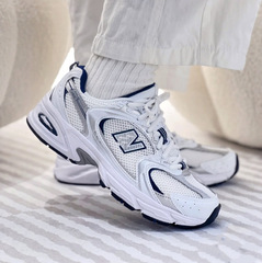 莆田高版本NB530sg白銀男女網面透氣跑步鞋復古老爹鞋休閒