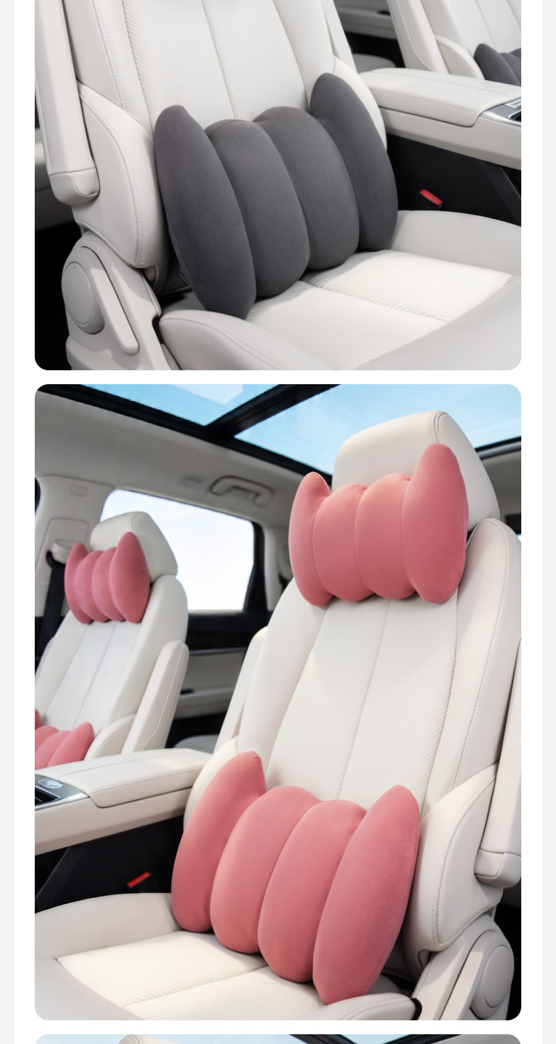 Customizable Memory Foam Lumbar Support Cushion for Car and Office Use, Comfortable Cushion, Lumbar Spine Support, Waist Protection Artifact