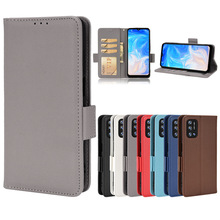 适用道格DoogeeN40Pro手机壳支架翻盖插卡侧扣荔枝纹皮套钱轻薄