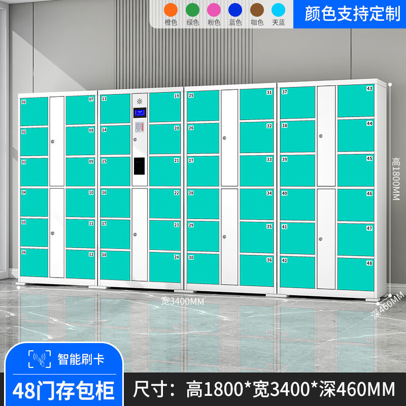 48 doors (smart card swiping)