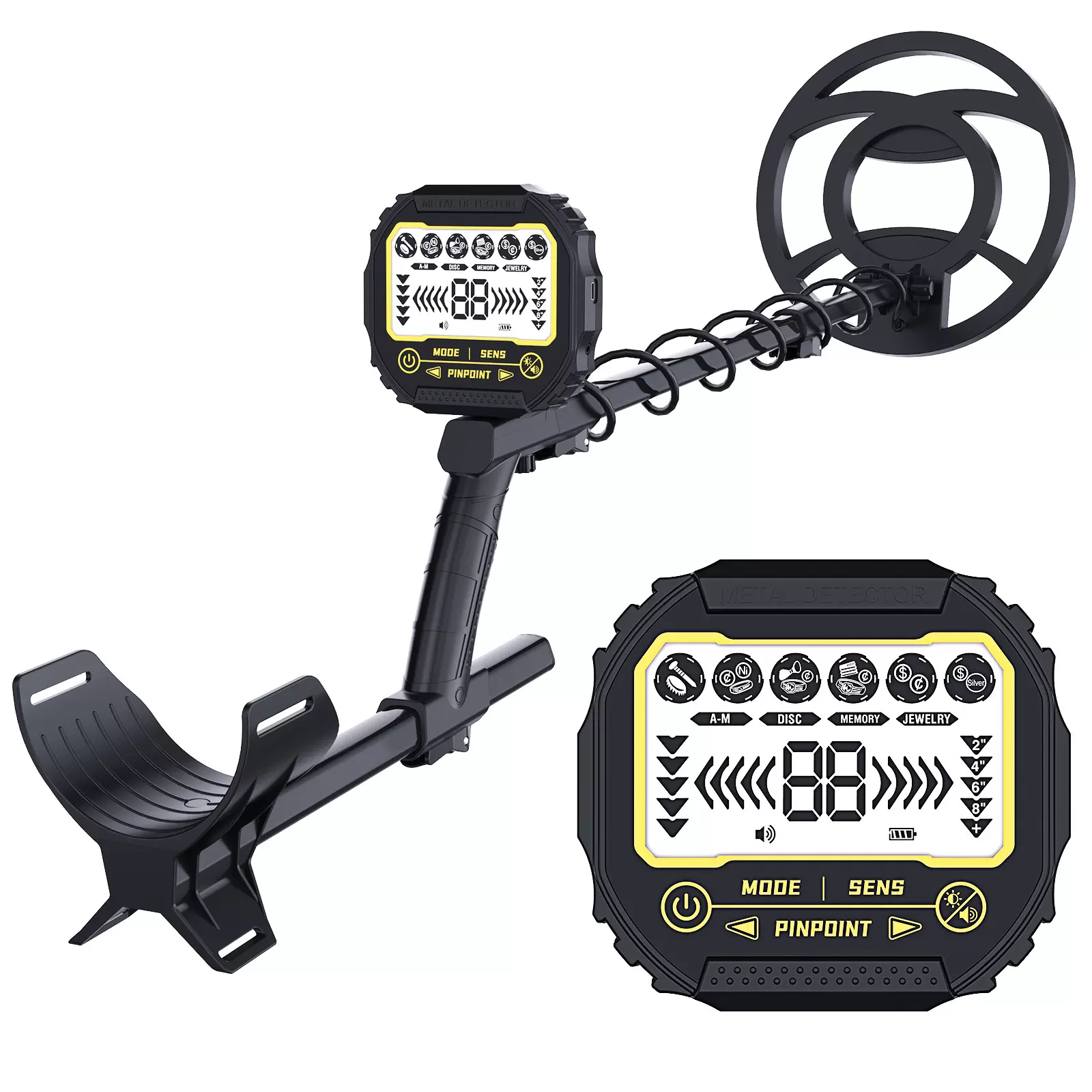 GT875工厂现货供应爆款便携轻巧型 定位款地下金银铜高精度探测器