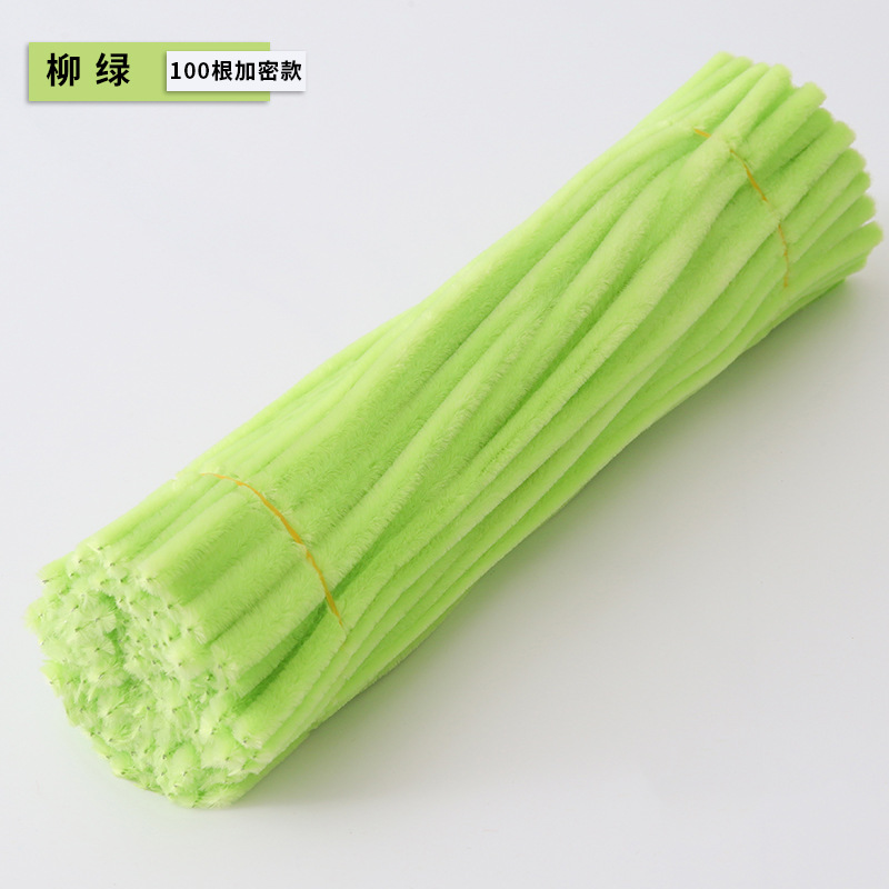 Macarón torsión varilla de cifrado ramo de terciopelo hecho a mano DIY material paquete de juguetes inteligentes fuegos artificiales raíz de pelo colorido