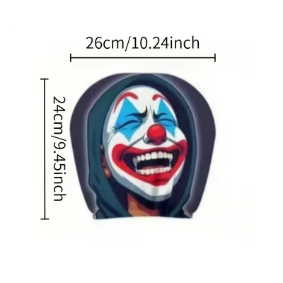 Pillow Covers According to Your Own Design – Universal seat cover - clown-painted-face-double-sided-printing-1-pack