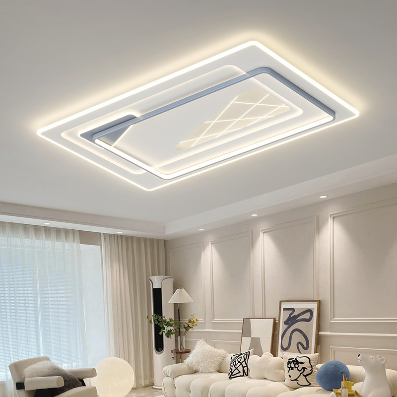 New Model Home Living Room Lamp 2026 Modern Minimalist Room Bedroom Ceiling Light Package Set Zhongshan Lighting Fixtures