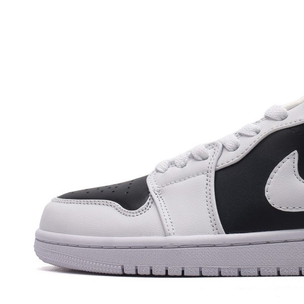 Putian Classic Joe 1 North Carolina Blue Men's Black and White Panda Low-Top Casual Sports Shoes Unisex Basketball Shoes