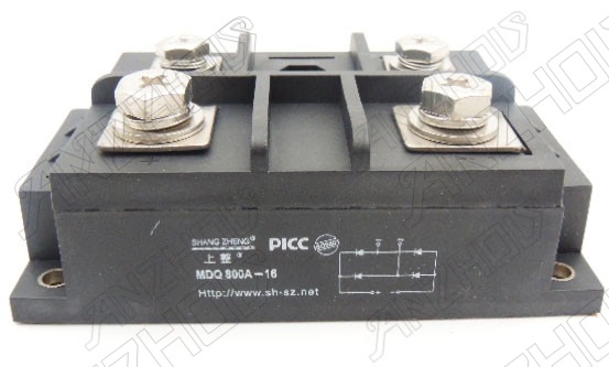 SHANGZHENG上整MDQ600A单相整流器MDQ600A-16 1600V