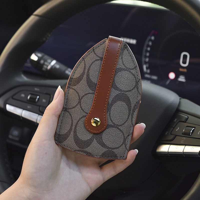 New Men's and Women's Multifunctional Key Bag, Fashionable Retro Car Key Bag, Remote Control Storage Bag, Key Buckle