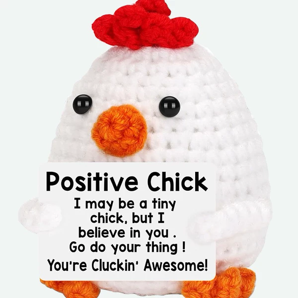Little Fat Chicken White P Card