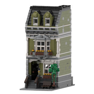 Building Blocks Cross-Border Moc-119122 Old English Town House Toys Gift for Chri