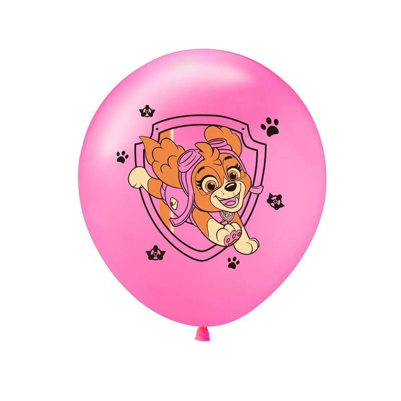 パウパトロールテーマバルーン誕生日パーティーパーティーデコレーション増粘ラテックス 12inch チーム漫画バルーン|undefined