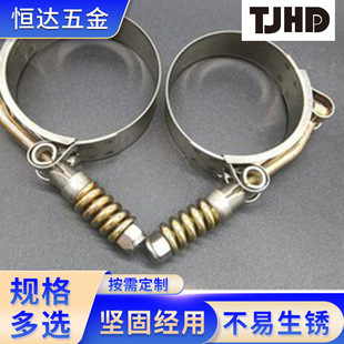 T-type spring strong clamp vibration anti-loose spring and self-locking female all-steel semi-steel clamp clamp fastening buckle