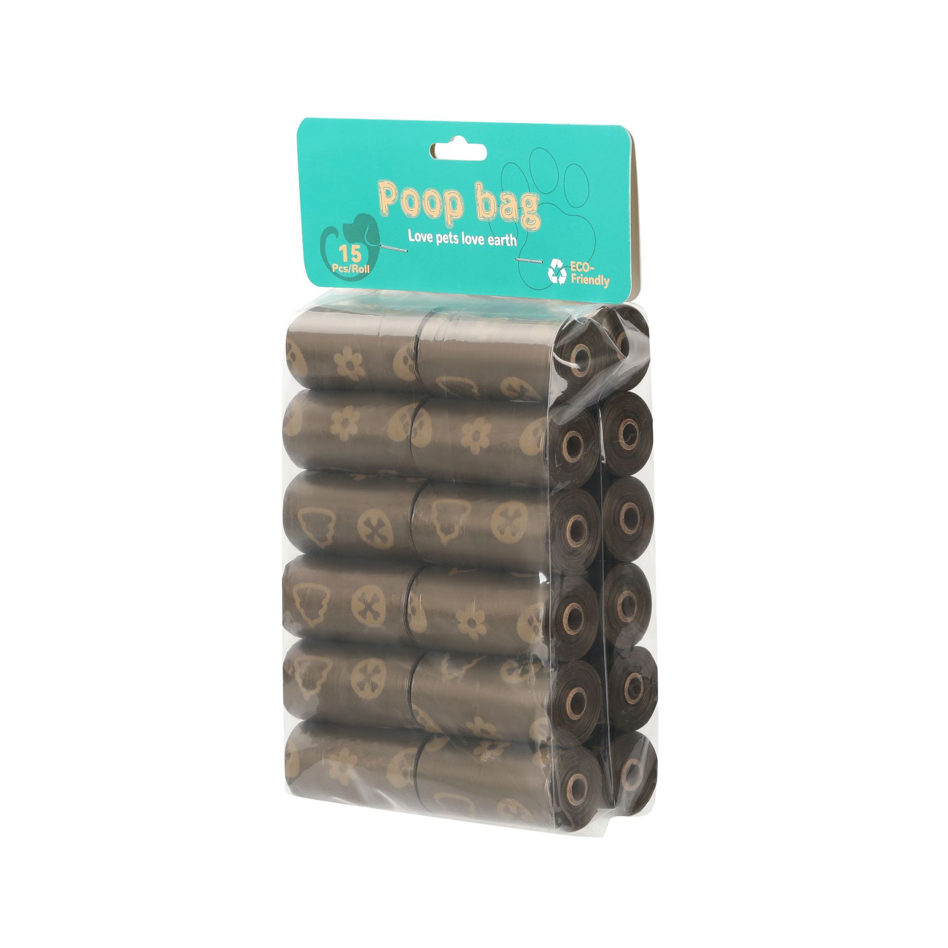 Bolsa de arena para gatos con sabor a café, bolsa de basura para perros desechable, bolsa para recoger heces, bolsa para recoger heces, bolsa de basura para mascotas