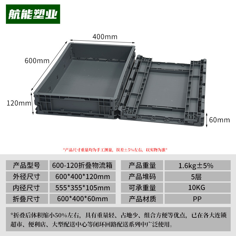 -5899.999999999--19.999999999% off 스택 물류 상자 [회색]