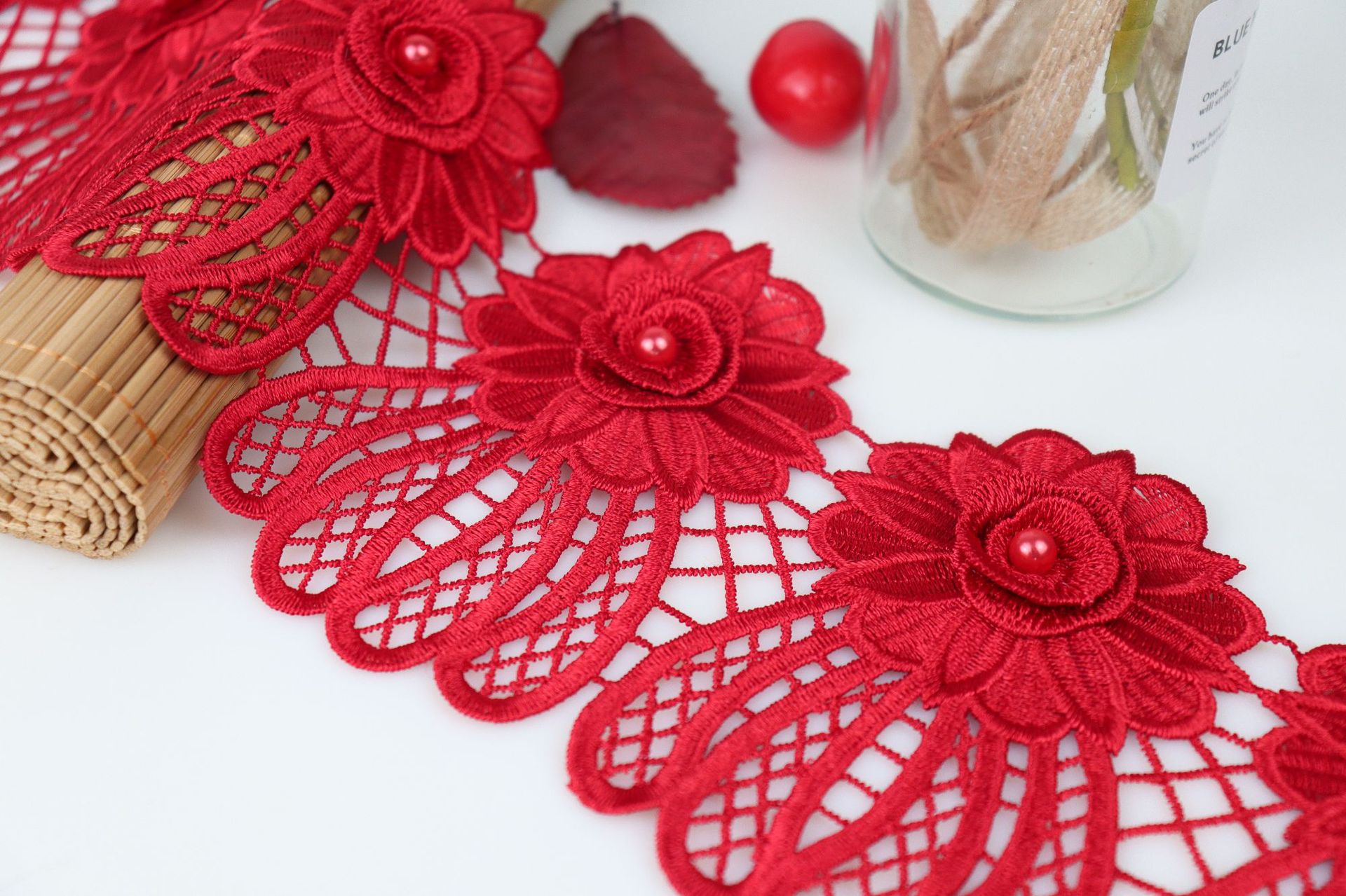 钉珠水溶刺绣条码