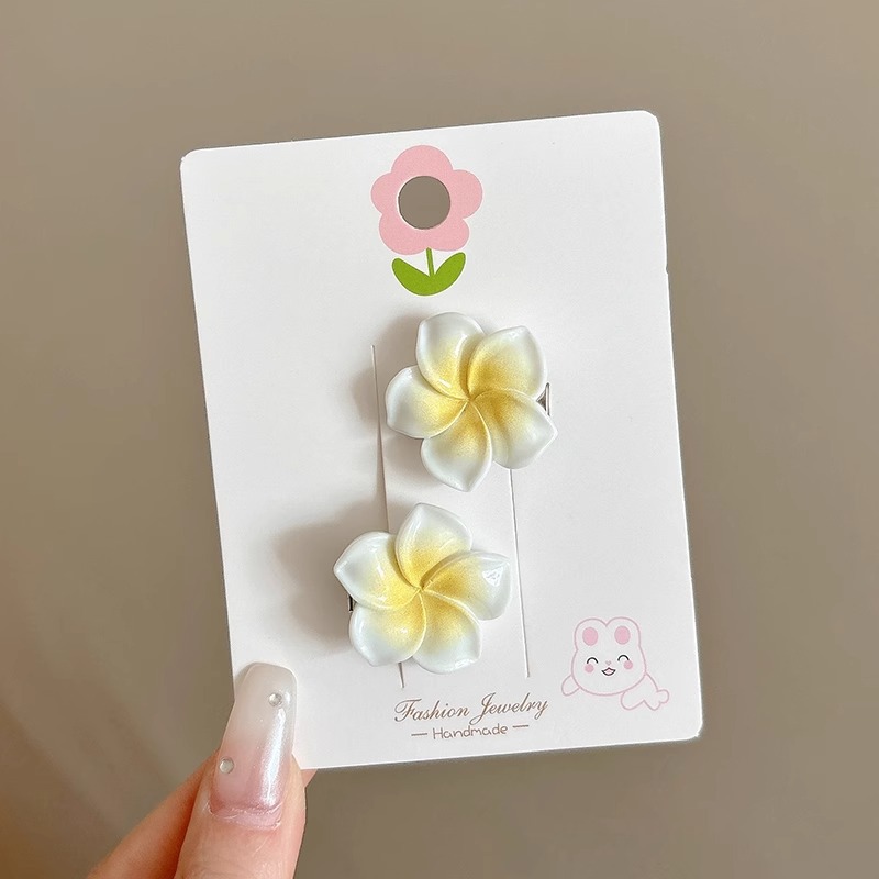 Pinza para el cabello de dopamina sin costuras de color caramelo clip lateral femenino flequillo clip para el cabello roto tocado clip de pico de pato y2k horquilla de una palabra