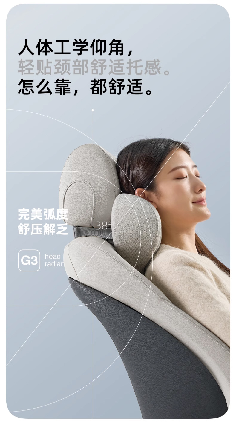 Car Headrest, Double-Layer Car Pillow, Neck Pillow, Car Seat Pillow, Lumbar Cushion, Neck and Waist Support, 2026 New Model
