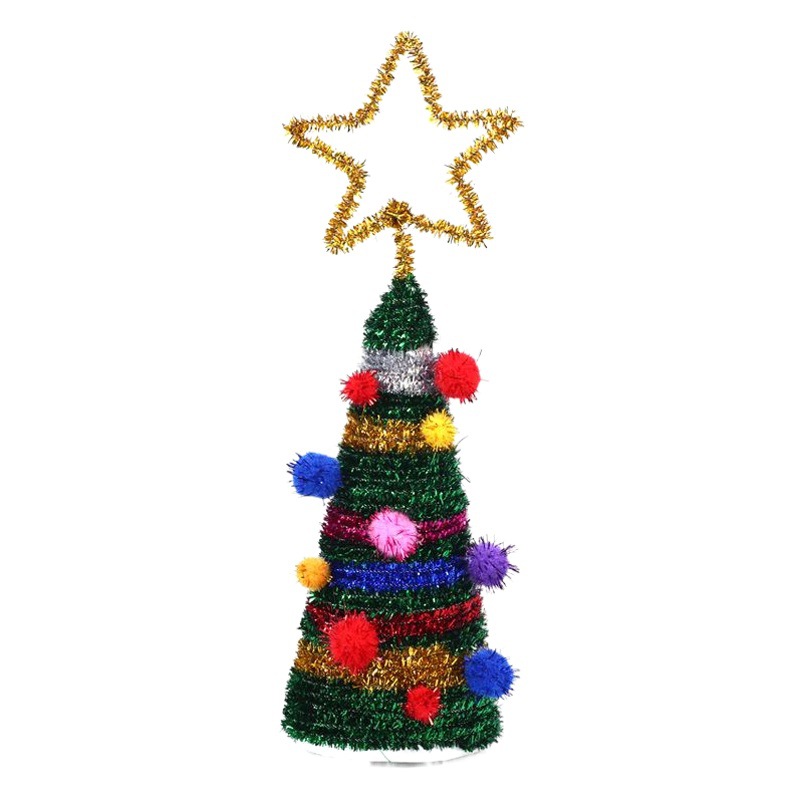 Brillo raíz del pelo flash raíz del pelo giro palo de Kindergarten de los niños educativos hechos a mano DIY producción de la raíz del pelo del ganado