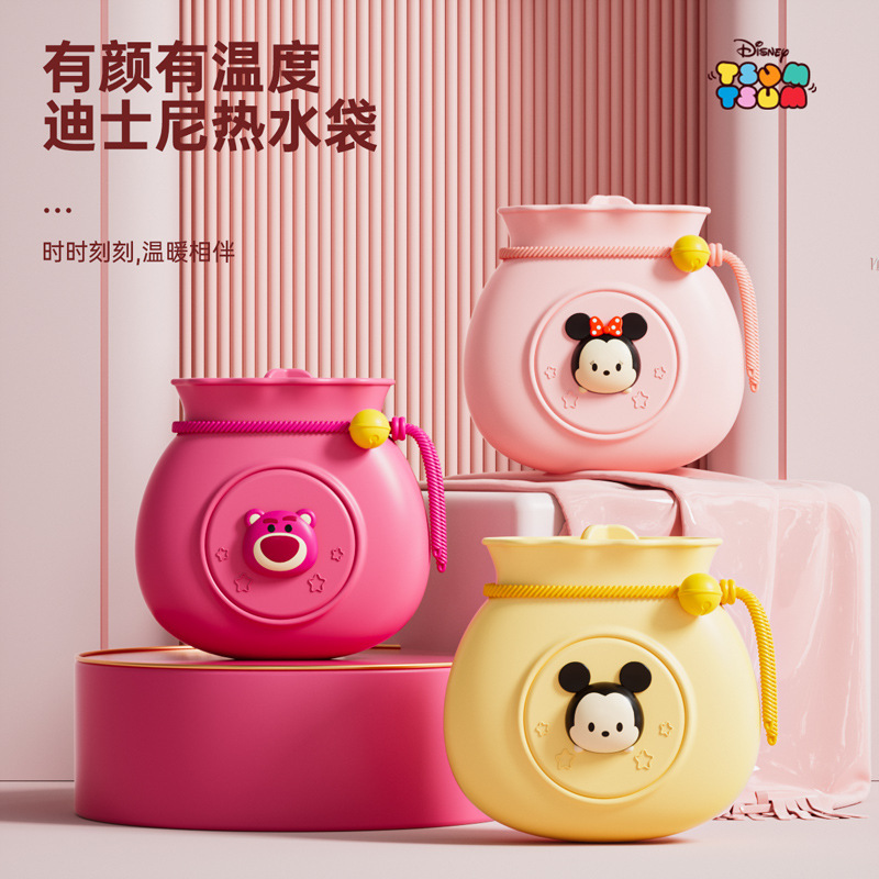新しいいちご熊シリコン湯たんぽミニかわいいアニメ注水防爆携帯食品級カイロ卸売り|undefined