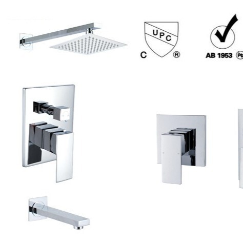 American upc wall Shower head Canada cupc certified hidden Shower head top spray Shower Mixer project