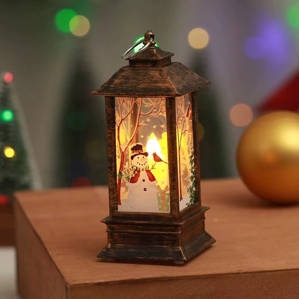 Golden snowman