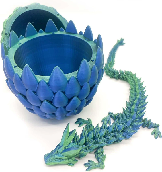 Dragon Scale Dragon Egg Set (Blue Green)