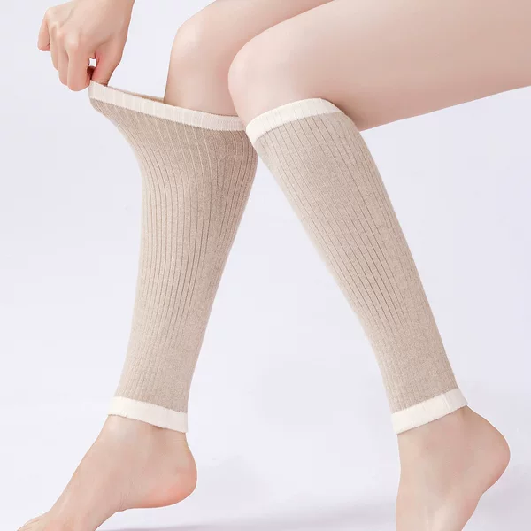 Women's Calf Protection, Ankle Protection, Cold Protection, High Elastic Knitted Ankle Protection Socks, Men's Sports Leg Protection, Knee Protection, All Year Round