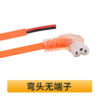 Electric vehicle new energy product word horizontal and vertical universal 4 square charging connection T-type plug pure copper bold elbow line orange (Other Electric Vehicle Accessories) - orange-4-square-meters-50cm-tail