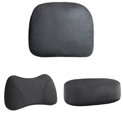 Memory Foam Lumbar Pillows, Same Model as Headrest - 27-models-of-zero-pao-c11-same-model-in-the-mall-floating-gray-1-front-headrest-1-neck-pillow-1-memory-foam-waist-pillow