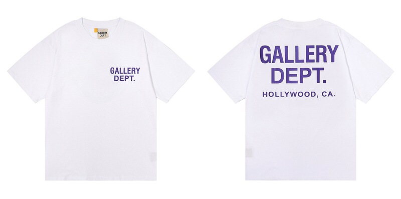 正確版GALLERY DEPT美潮洗水高品質プリント半袖高街落書きtシャツ|undefined