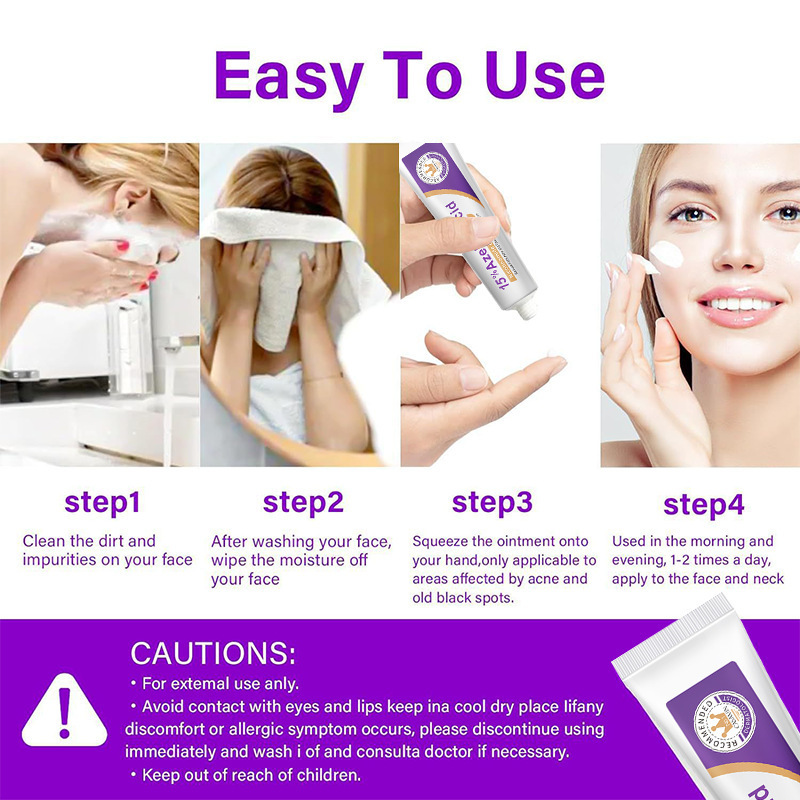 Gel de Ácido Azelaico Coreano al 12% para Atenuar Cicatrices y Marcas de Acné, Suero de Ácido Azelaico