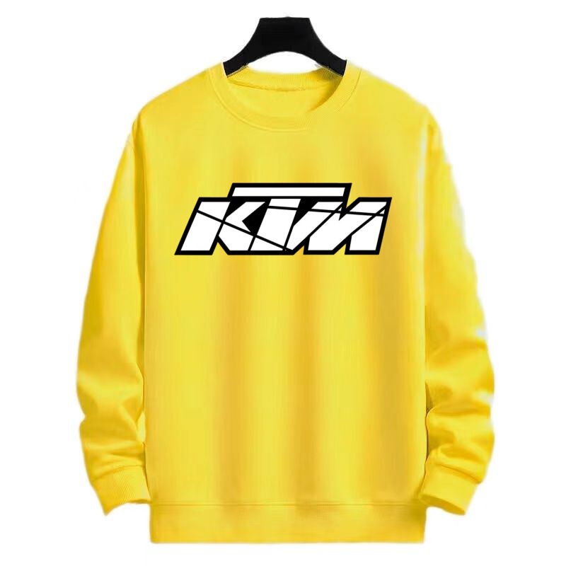 2025 Amazon New American Retro Autumn and Winter Long-Sleeved Men's Round Neck Sweatshirt Casual Sports Trendy Stylish