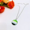 Personality Trend Rainbow Banner Comrade Samey Tanmei Lara Six Color Pendant Lily LGBTBRAVELOVE necklace