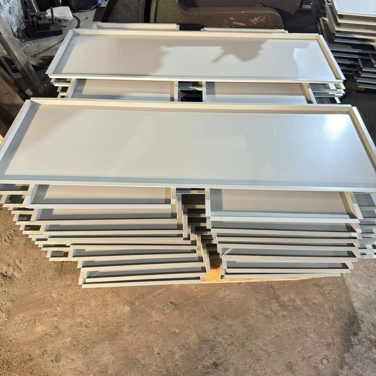 厂家外幕墙镀锌板防火铁皮 铁皮切割制作