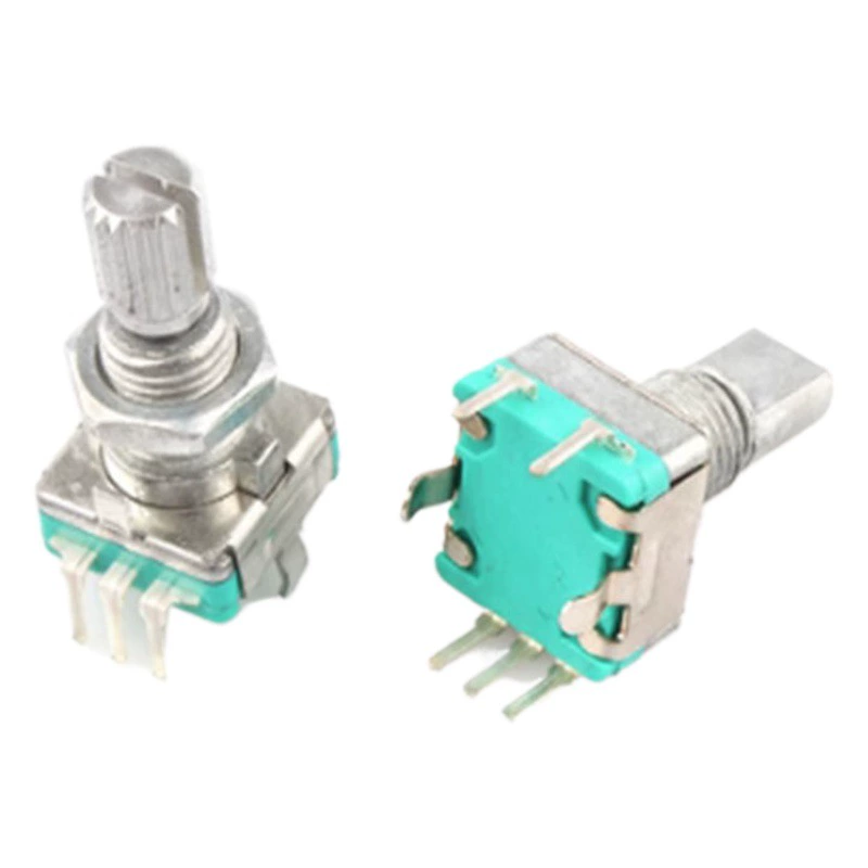 Поворотный энкодер EC11 ручка 15 мм цифровой энкодер потенциометра с переключателем