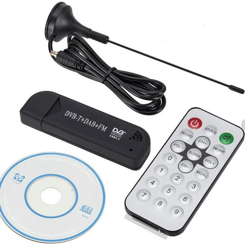 USB 2.0 цифровой DAB+ DVB-T + SDR донгл T2/C/FM конвертер