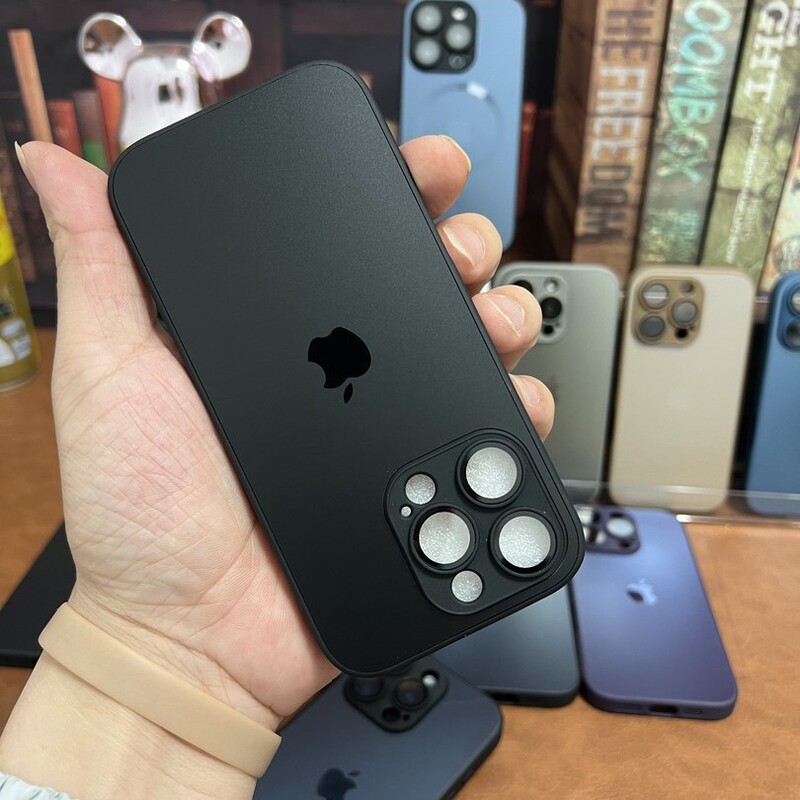 AG轻砂自带镜头膜适用iPhone16手机壳15纯色14情侣13新款12外壳11|undefined