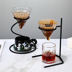 コーヒー手パンチホルダーカップホルダー蛇形カップホルダーコーヒー器具手パンチコーヒーセット