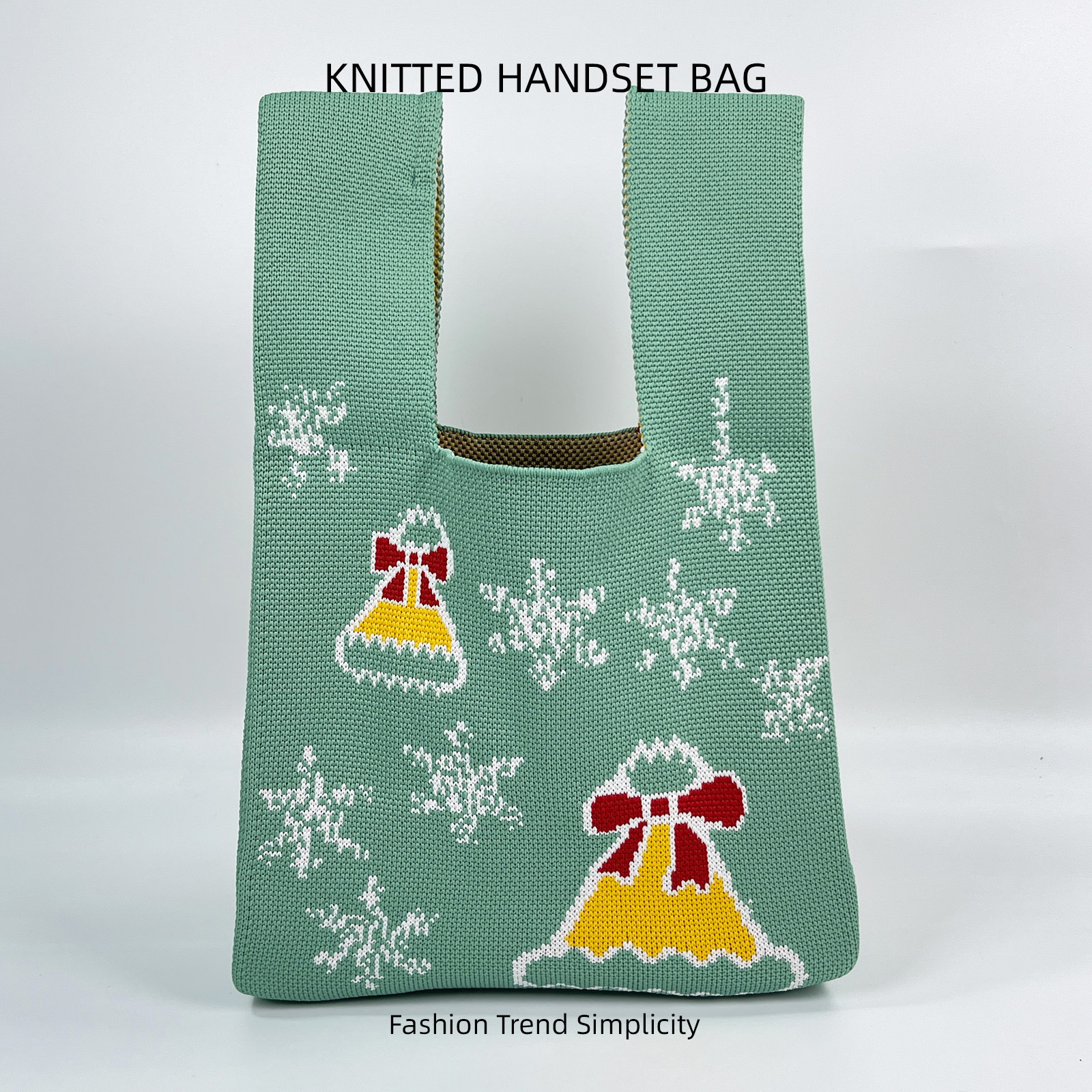Navidad, regalo de Año Nuevo, bolsos de punto, bolsos de mujer, bolsos rojos, bolsos de brazo, bolsos de mujer.