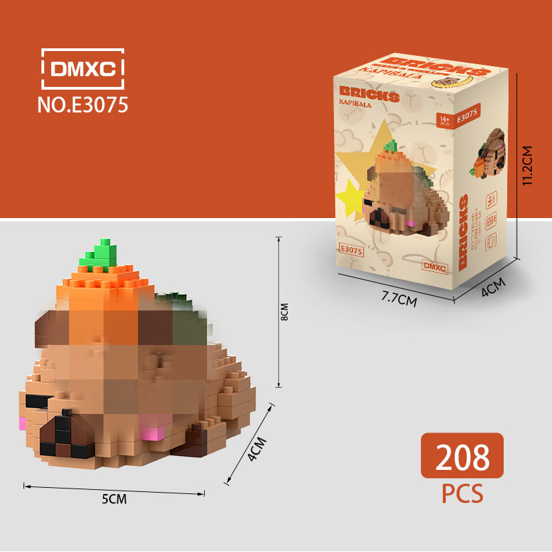Modelo de Bloques de Construcción en Miniatura de Plástico DIY