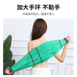特粗砂拉背巾长条拉背条双面搓澡巾搓背不求人强力下灰去泥擦背巾