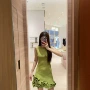夏季新款法式立体连衣裙
