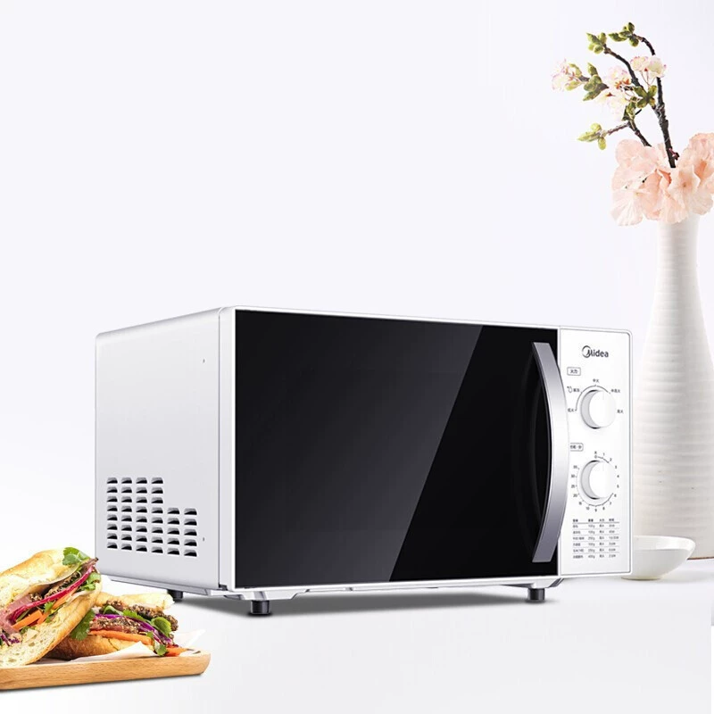 Midea M1-230E микроволновая печь механическая для дома, маленькая, поворотный стол, ручное управление, 23 л, для коммерческого использования