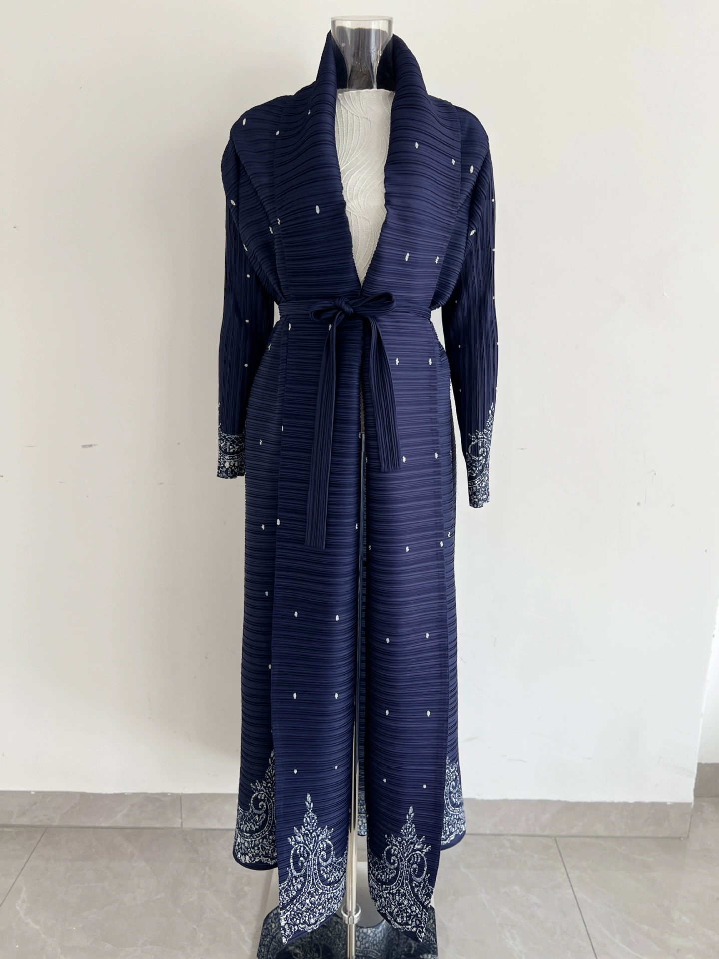 Абая (Дубай) Miyake пальцевая кардиган-куртка — женская длинная складчатая абая, размеры до 152 см