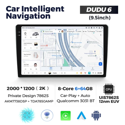 Liangshan Overseas Edition Intelligent | DVD Navigation - 95-inch-dudu6-6-64-eight-nuclear-netcom