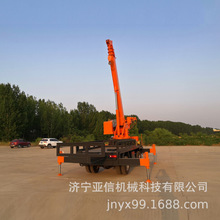后驱四不像自备吊车 拖树装车用6吨四轮随车起重机 四不像随车吊