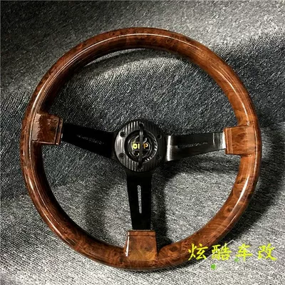 15 inch steering wheel, Other Car Modifications - 14inch-peach-wood-grain-omp-large-concave-shelf