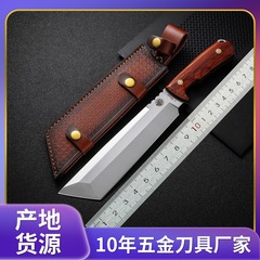 厂家现货出口米勒柴刀龙骨一体锋利直刀户外野营求生随身防身直刀