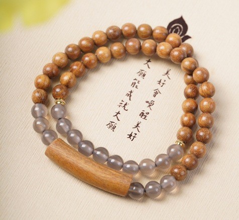 녹색 백단 반팔찌 휴대용