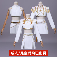 K-POP猎魔女团cos 米拉鲁米佐伊白色皮款cosplay电影打歌服cos服